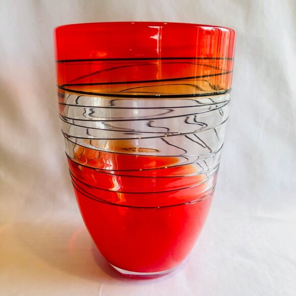 💐 CRATE & BARREL AURORA VASE from POLAND - Picture 1 of 6